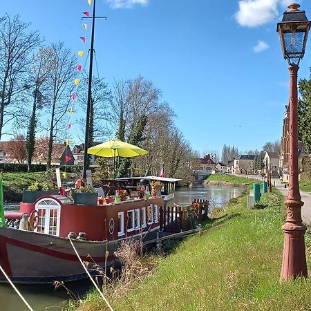 Отель Sur La Somme A Bord De La Peniche Arche De Noe Pont-Remy Экстерьер фото